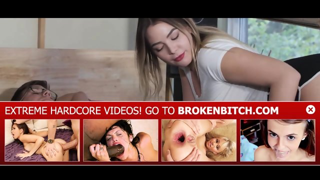 Thick Blonde with big natural boobs gets titfucked by a stranger