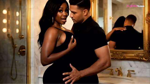 Curvy Black Barber Woman Uses Her Partner's Cock Like A Toy Without Mercy - (Ai Generated)