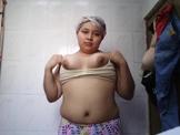 Betzy en la ducha