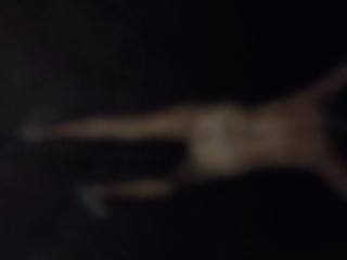 Dared friends wife to skinny dip w me camping after her man went to bed-nude hike back to tent pti