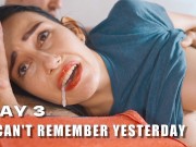 DAY e - Why step son fucks step mom's mouth? Risky oral creampie for hot step mother