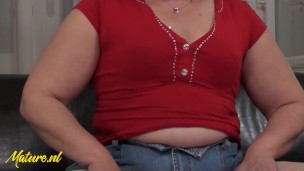 My pubic hair is sticking out of my panties and I'm getting cocks so hard