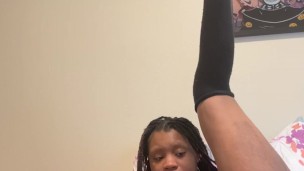Taboo Stepmom Caught Playing Her With Prettt Ebony Ass Before Dinner