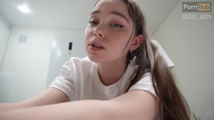 I came in my stepmother's mouth with a perfect ass and fucked her hard in the ass,close up