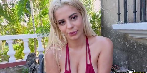 Ramon & Amaranta Hank: Busty Colombian Blonde's Anal Adventure / i5.8.2oi9 (Alejandra Omaña)