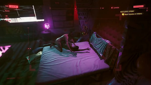 Judy Alvarez(cyberpunk2o77) lapdancing after making lesbian love with big tits female V "Short story gameplay"