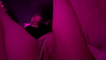 European Stepmom Artemisia Love flashing her shaved wet pussy close up sesh