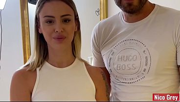 Sexo amateur en trío POV FFM