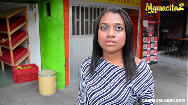 CARNE DEL MERCADO - Luisa Chocolate - Colombiana amateur follada por detrás por Craving Pedro