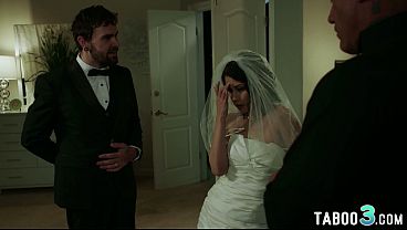 Novia latina MILF sirviendo al padrastro pervertido de su marido