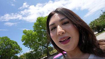 Sexy Asian Babe With Split Tongue Sucks Cock In Public- Sherrie Moon - TT SoEo