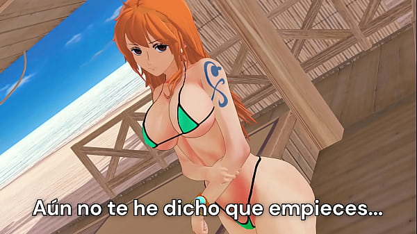 Nami give you instructions to jerk off (Joi Spanish)