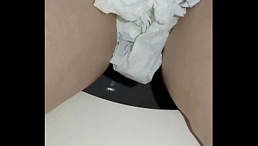 Pregnand in public toilet