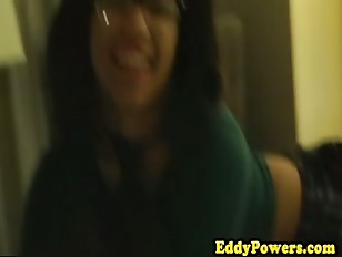 Black vintage amateur swallows old guy cum