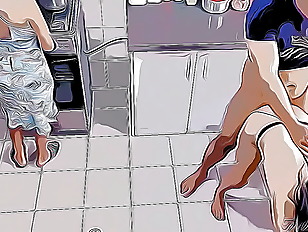 I Fuck My Hot Stepdaughter Next To Her In The Kitchen Cartoon Hentai