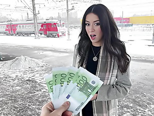 Public Agent - Beauty fucks on the train for money